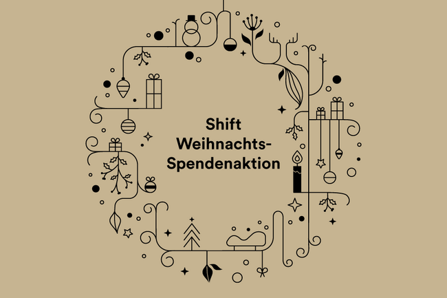 Shift Weihnachtsspendenaktion