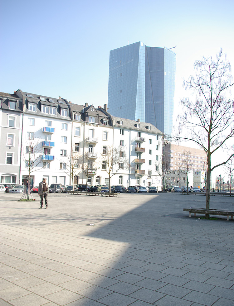 Die Europäische Zentralbank in Frankfurt am Main