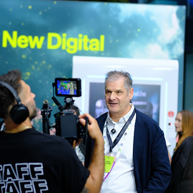 Tobias Kirchhofer auf der AI Week 2025